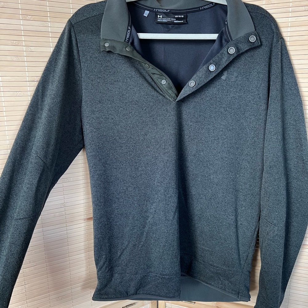 Under Armour Men's Army Green Golf Pullover